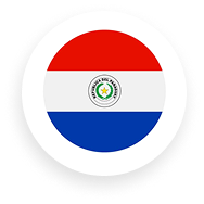 bandera paraguay circular